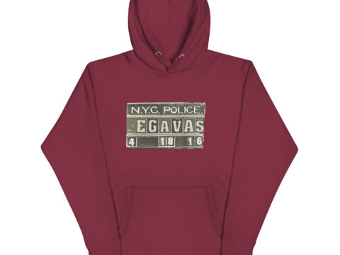 Egavas Mugshot Sign Logo Unisex Hoodie