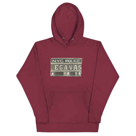 Egavas Mugshot Sign Logo Unisex Hoodie